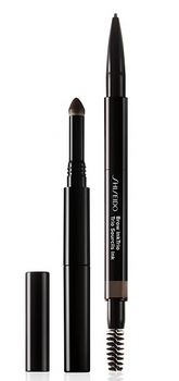 Wysuwana kredka do brwi w zestawie z cieniem i aplikatorem Shiseido Brow InkTrio 03 Deep Brown