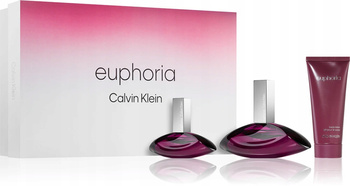 Calvin Klein Euphoria Damski Zestaw: Woda Perfumowana 100 ml+30 ml+Balsam 100ml