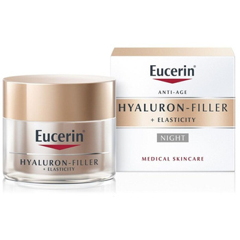 Eucerin krem do twarzy na noc z kwasem hialuronowym poprawiający elastyczność skóry 50ml