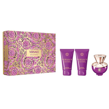 Versace Dylan Purple Damski Zestaw: Woda Perfumowana 50ml + Żel pod Prysznic 50ml + Balsam do Ciała 50ml